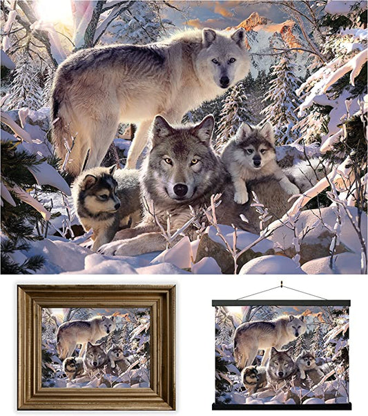3D LiveLife Pictures - Winter Wolves