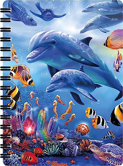 3D LiveLife Jotters - Seahorse Kingdom