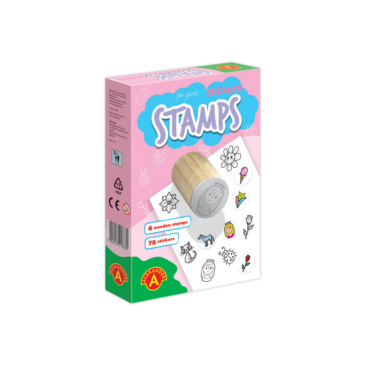 Stamps & Stickers MINI - Red