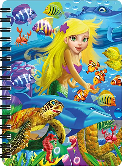 3D LiveLife Jotters - Mermaid Magic