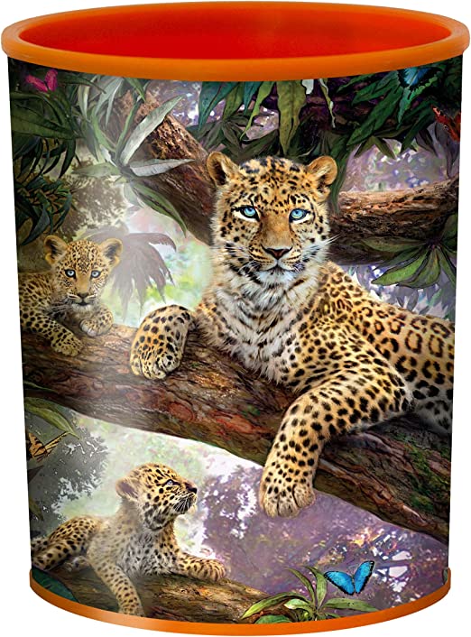 3D LiveLife Cups - Treetop Leopards