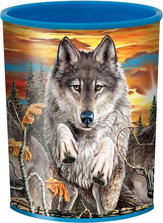 3D LiveLife Cups - Jumping Wolves