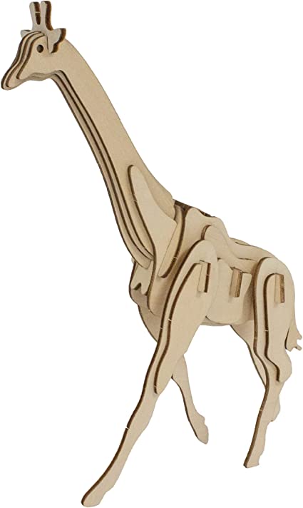 Eco 3D Wooden Puzzle - Giraffe