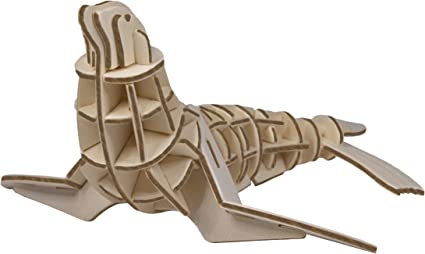 Eco 3D Wooden Puzzle - Seal