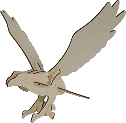 Eco 3D Wooden Puzzle - Eagle
