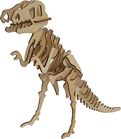 Eco 3D Wooden Puzzle - T-Rex