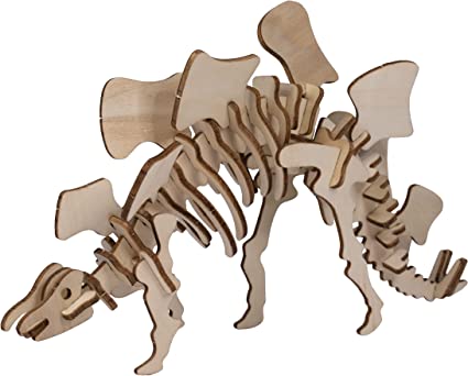 Eco 3D Wooden Puzzle - Stegosaurus