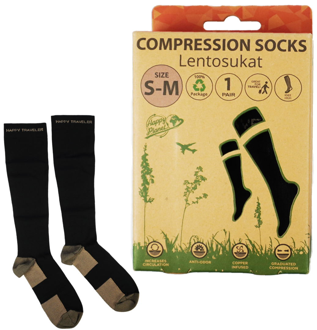 Lentosukat S-M -Koko