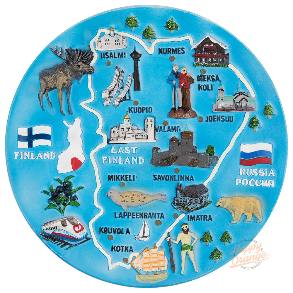 Eastern Finland Ceramic Plate
