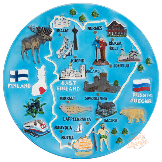 Eastern Finland Ceramic Plate