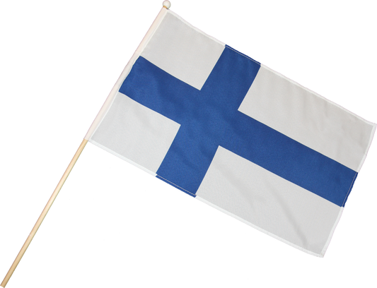 Finnish Flag Hand Flag 30 x 49 cm