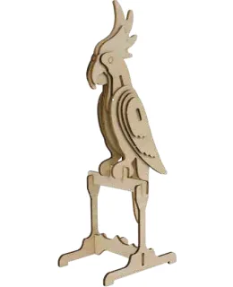 Eco 3D Wooden Puzzle - Parrot