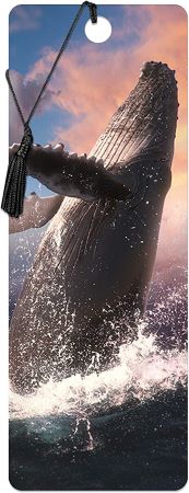3D LiveLife Bookmarks - Whale Jump