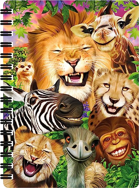 3D LiveLife Jotters - Safari Smiles