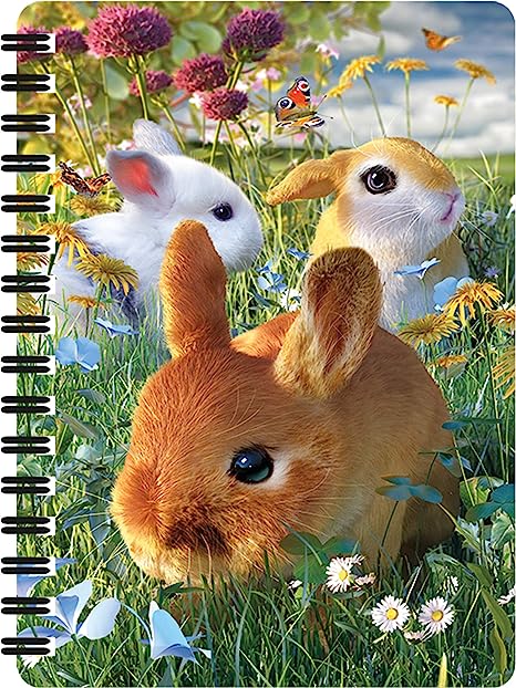 3D LiveLife Jotters - Bunnies