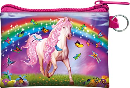 3D LiveLife Coin Purse - Pink Pony Dazzle