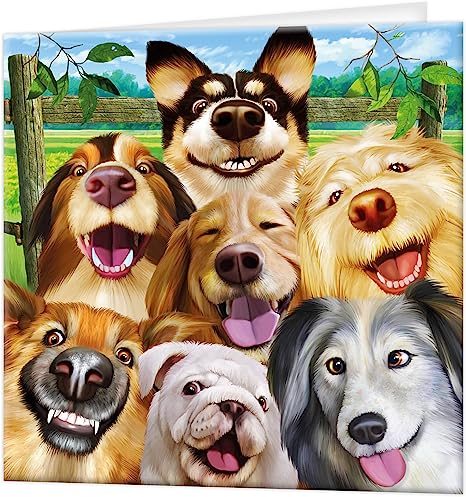3D LiveLife Greetings Cards - Canine Selfie