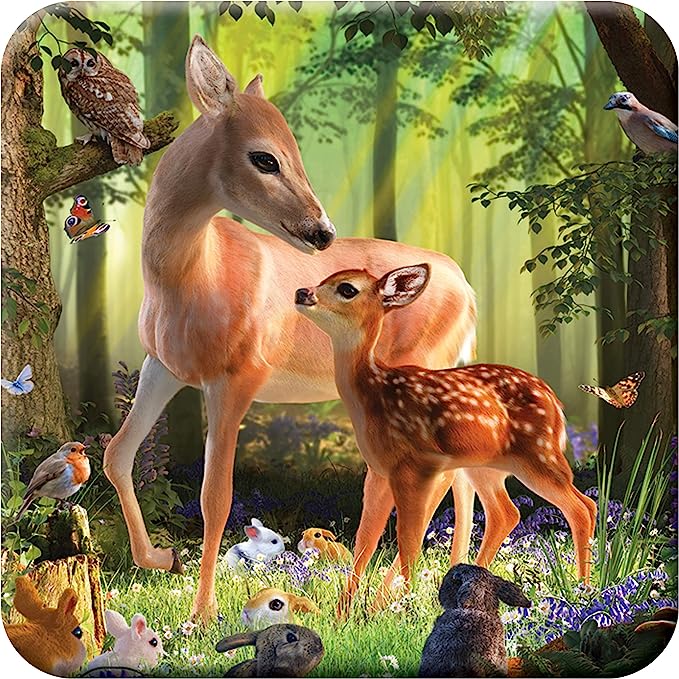 3D LiveLife Coasters - Deer at Dawn