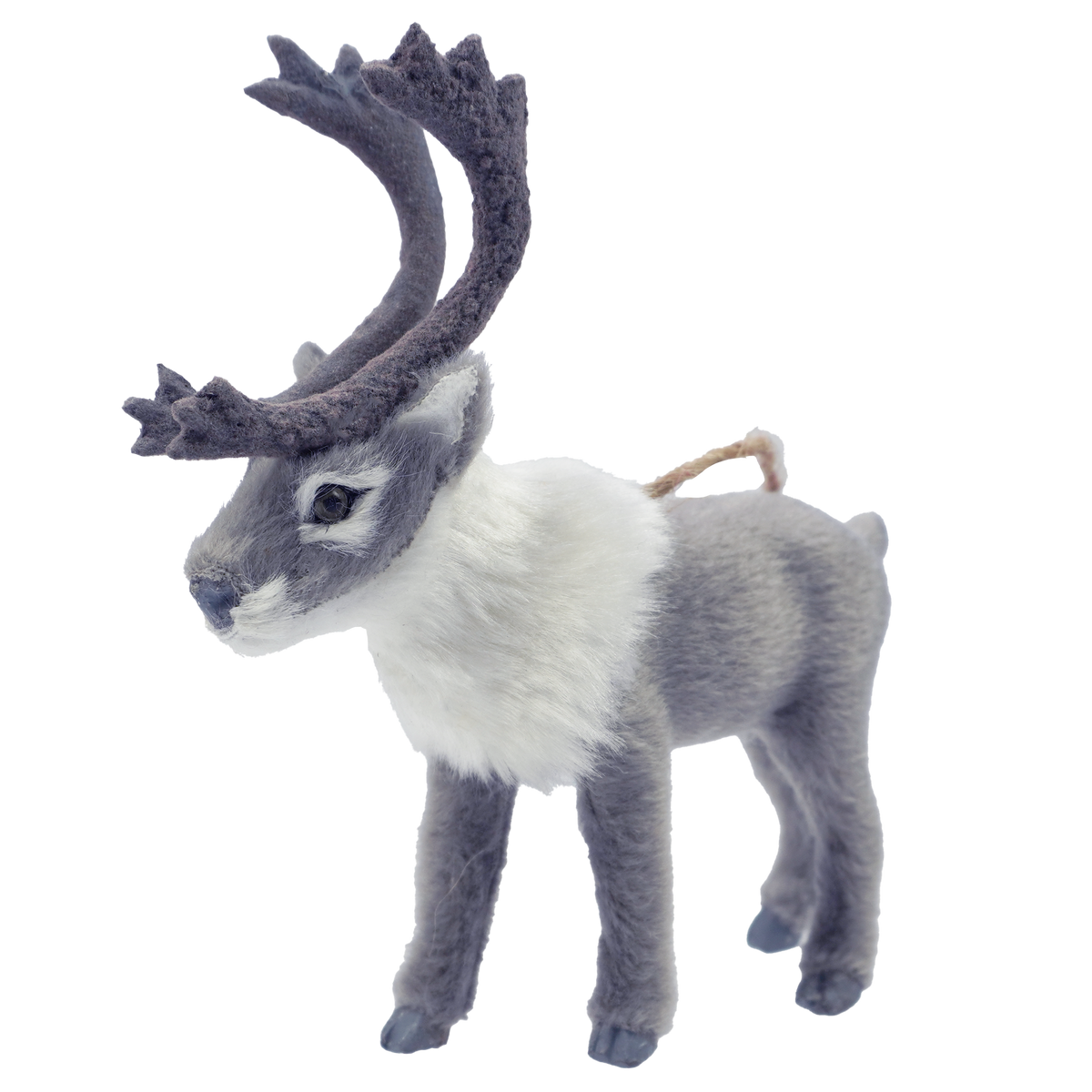 Reindeer Ornament Grey