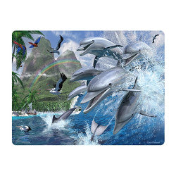 3D LiveLife Postcards - Dolphin Wave