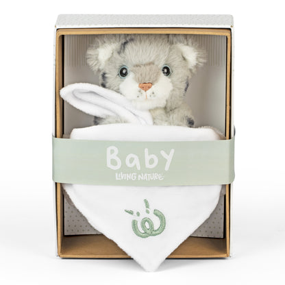 AN771 Snow Leopard Baby with Blanket 17cm