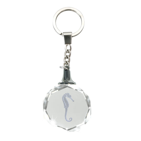 Crystal Silhouette Keychains - Seahorse