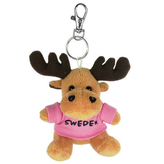 Shirt Antler Buddy Plush XS 9 cm Keychain Pastel Red SWE