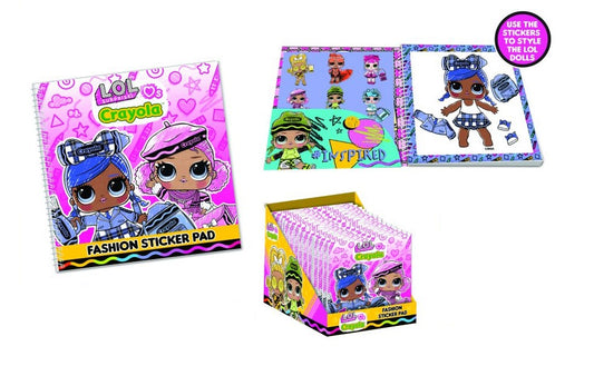 Lol Crayola Fashion Sticker Book