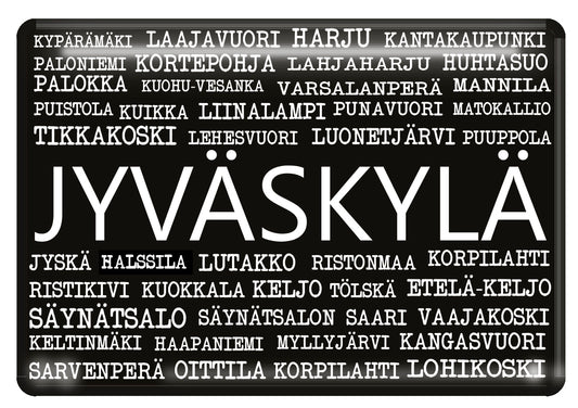 Jyväskylä Kotiseutu MAG Teksti musta