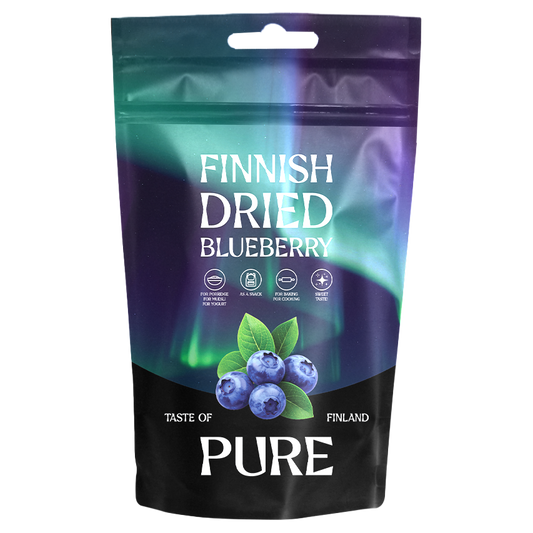 Pure Kuivattu Mustikka, Makea 30g, Marjaa 74%