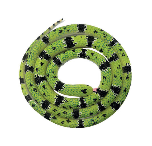 Snakes of the World XL - Green Rock Rattle Snake
