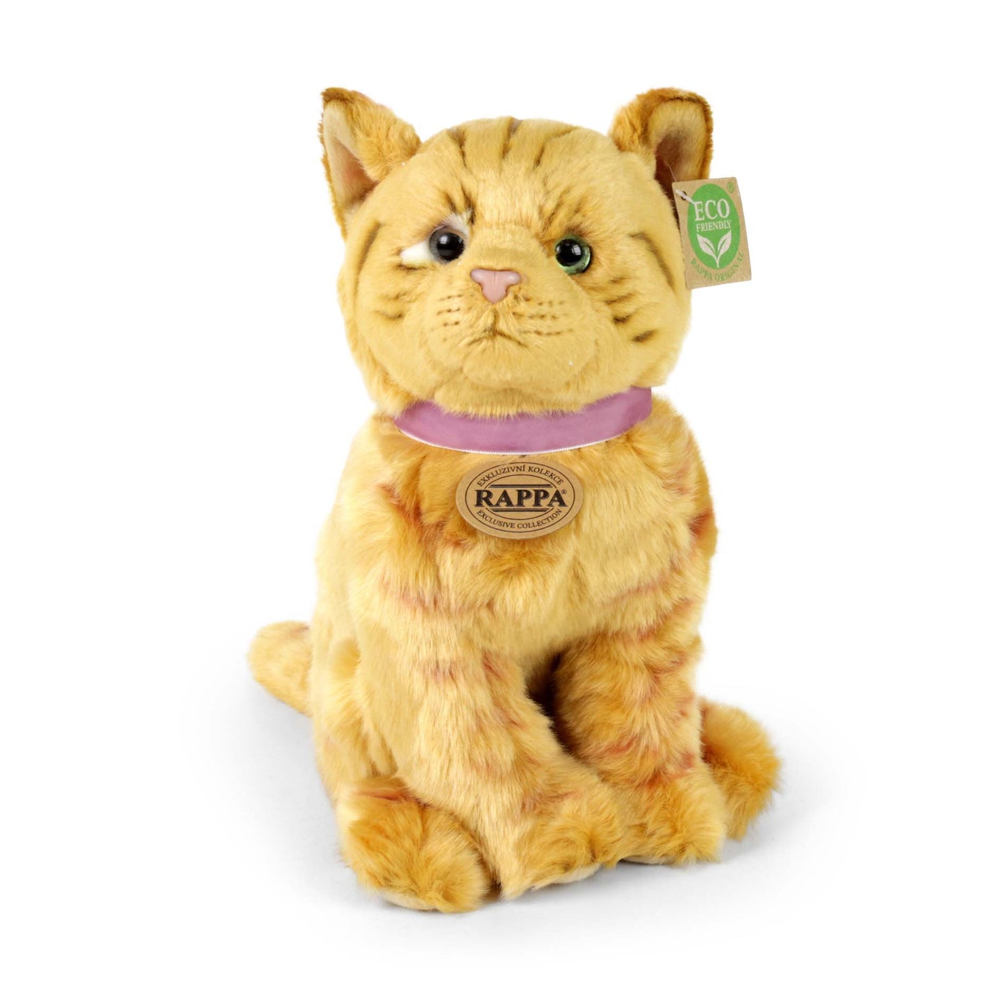 Plush brown cat 25 cm