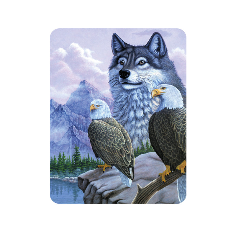 3D LiveLife Magnets - Grey Wolf & Eagles