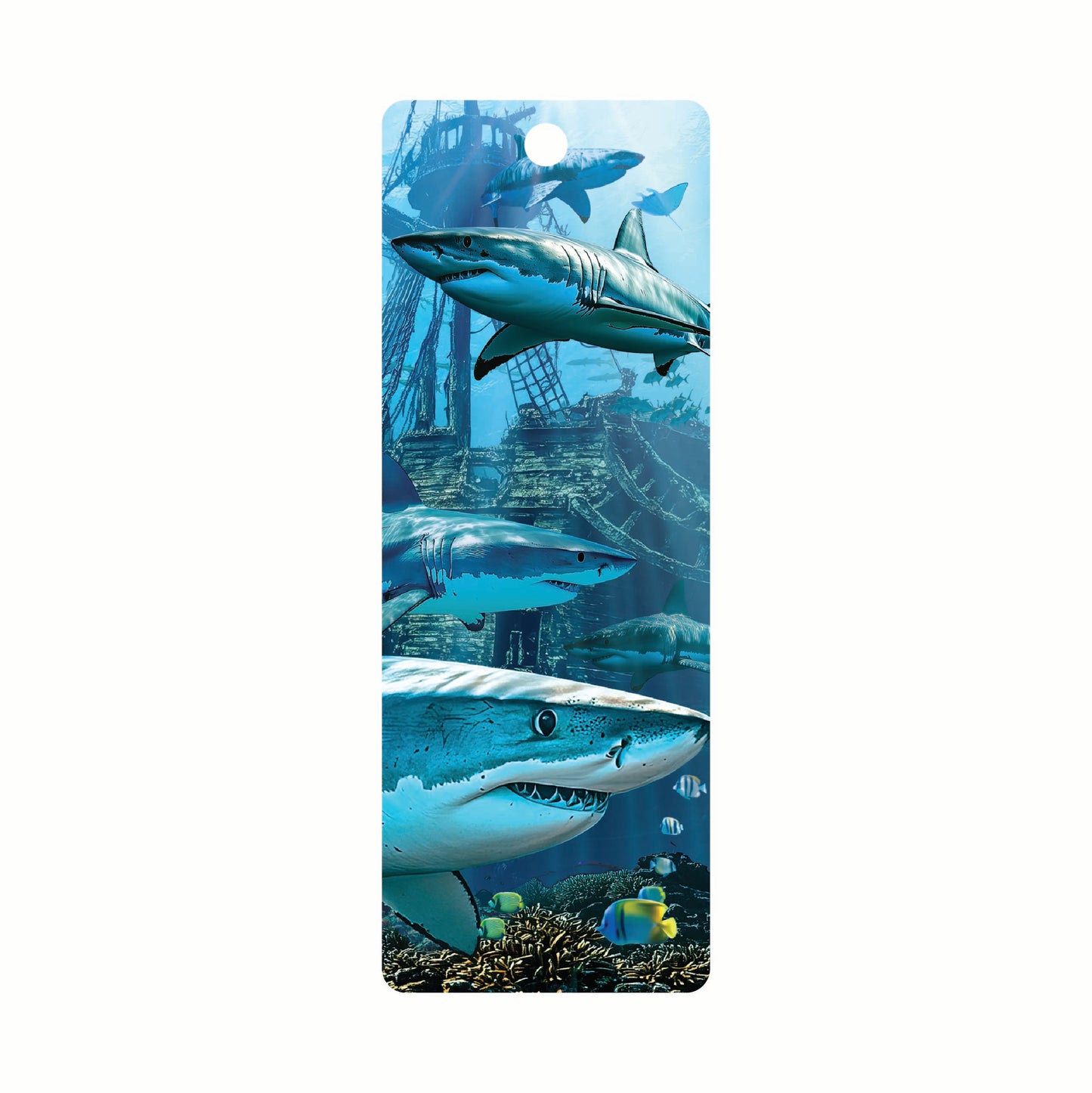 3D LiveLife Bookmarks - Shark Wreck