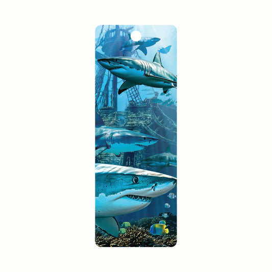 3D LiveLife Bookmarks - Shark Wreck