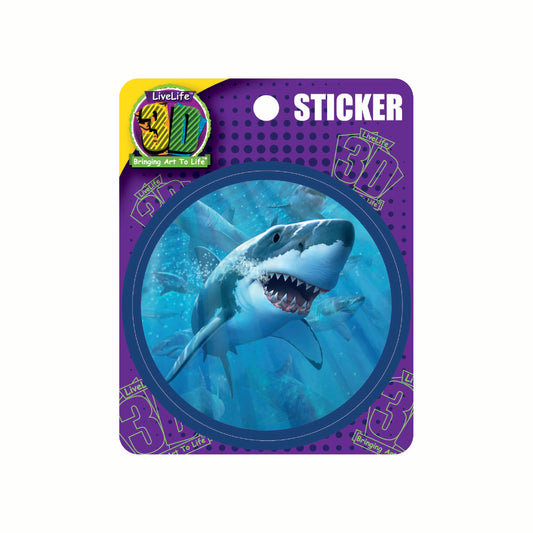 3D LiveLife Stickers - Great White Delight