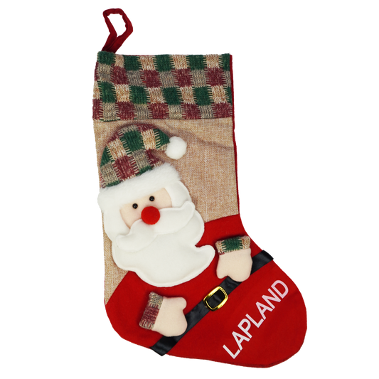 Christmas Sock Santa LAP