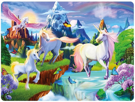 3D LiveLife Postcards - Unicorn Bliss