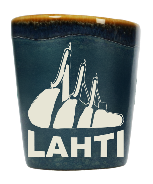 Rustic Shot Glass Lahti Blue LAH