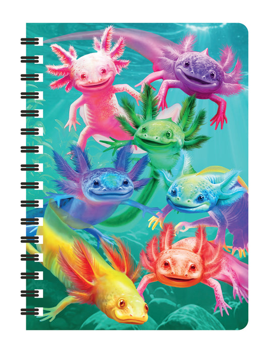 3D LiveLife Jotters - Axolotls
