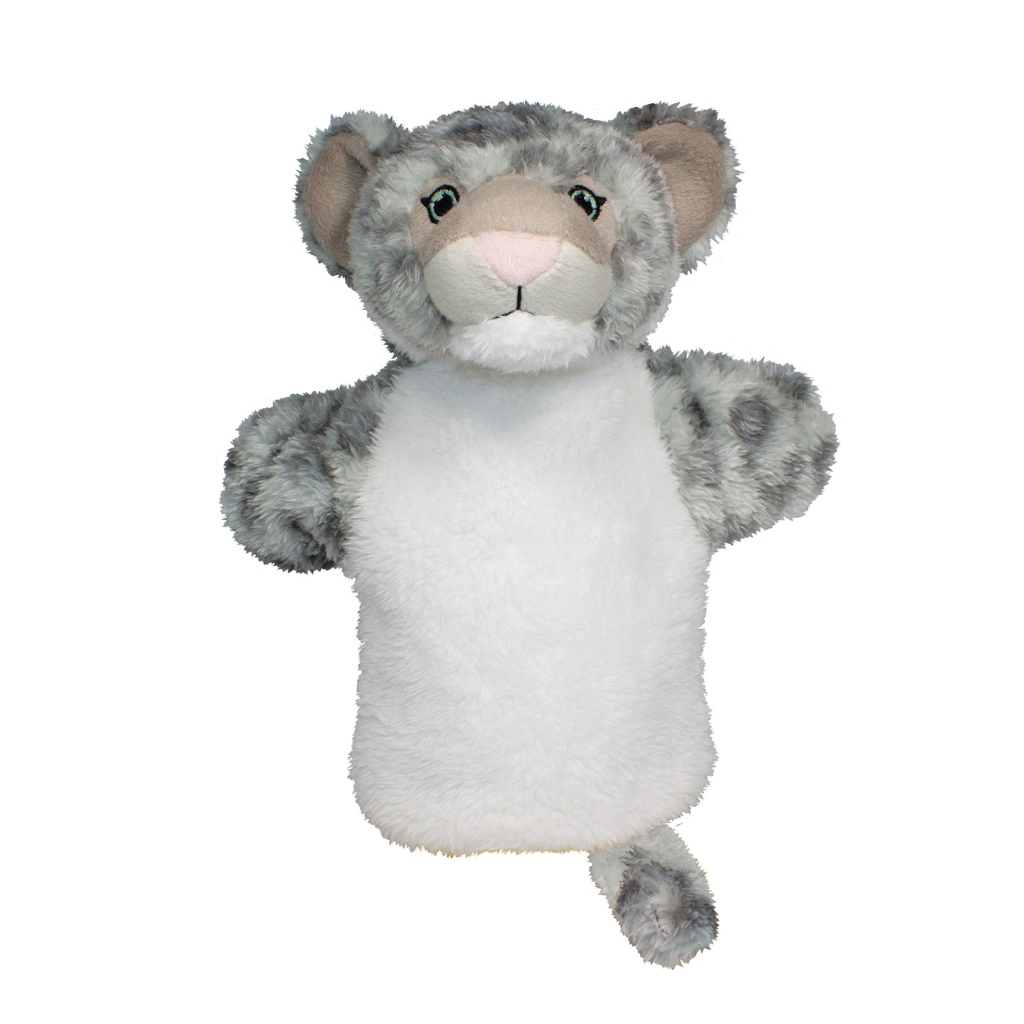 EcoBuddiez Hand Puppet - Snow Leopard