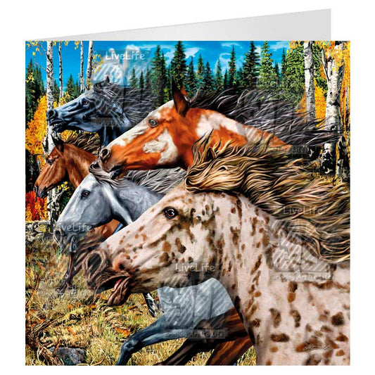 3D LiveLife Greetings Cards - Free & Wild