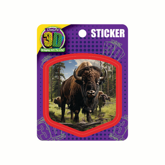 3D LiveLife Stickers - Head Of The Herd