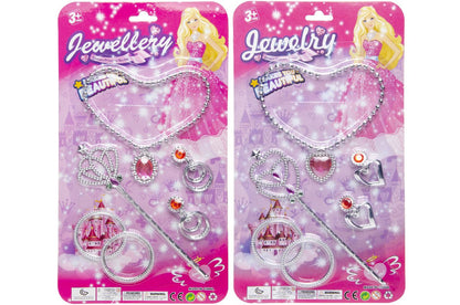 Pink Beauty Set W Staff & Necklace
