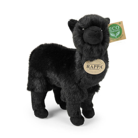 Plush black llama 23 cm
