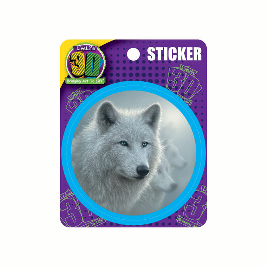 3D LiveLife Stickers - White Out