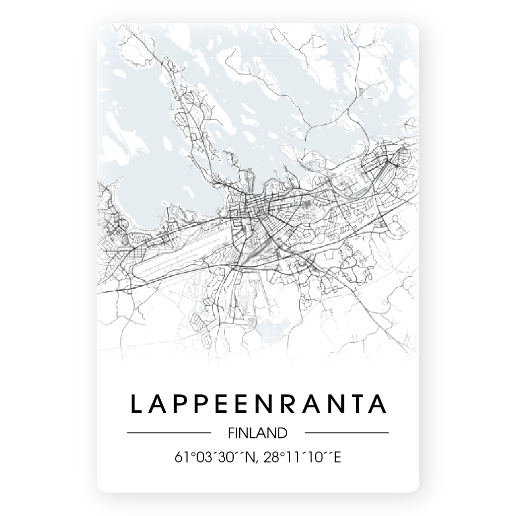 Kaupunki Kartta Kuvamagneetti LPR