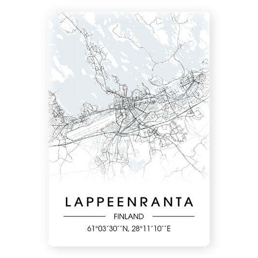 Kaupunki Kartta Kuvamagneetti LPR