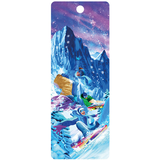 3D LiveLife Bookmarks - Snowboarder