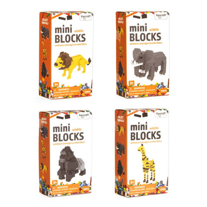 NV1108 Wildlife Mini Blocks 4 Asst